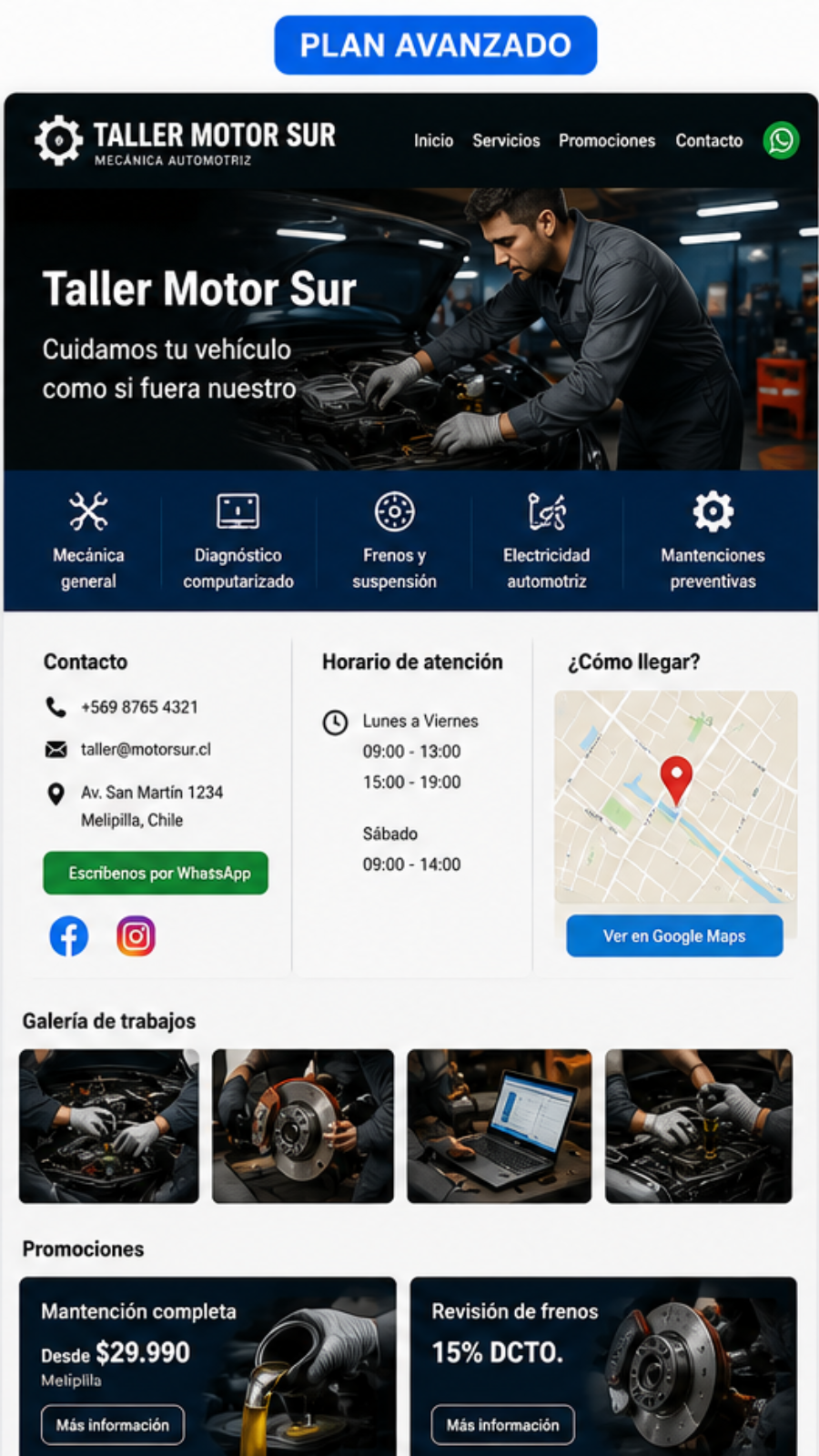 Ejemplo completo del Plan Avanzado